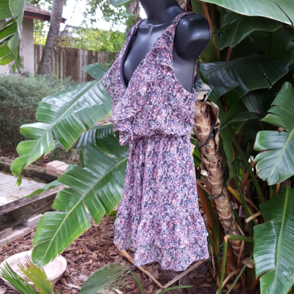 Tiered ruffle dress